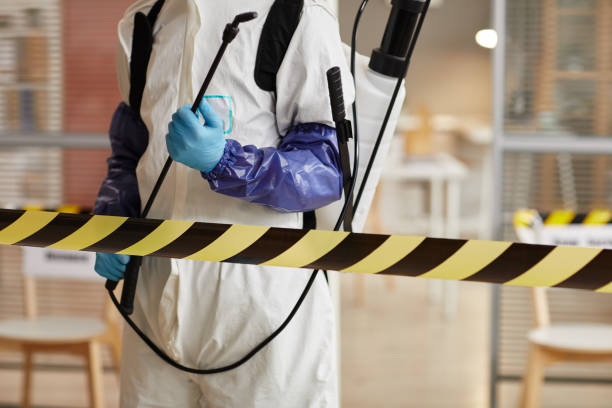 Professional Biohazard Cleanup technician working in Merna, NE